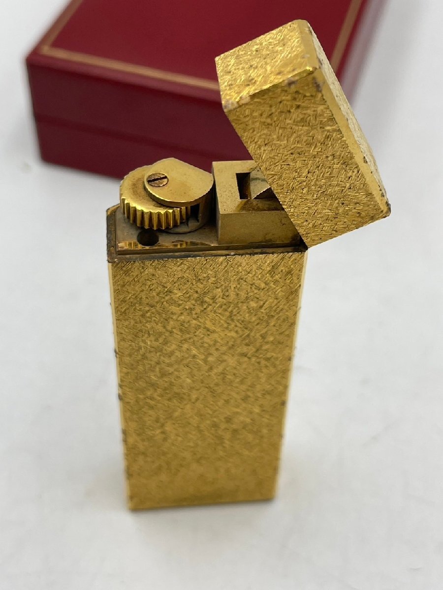 Cartier　カルティエ　ゴールドカラー ガスライター 五角形 ペンタゴン 動作保証なし m24421-2_画像6