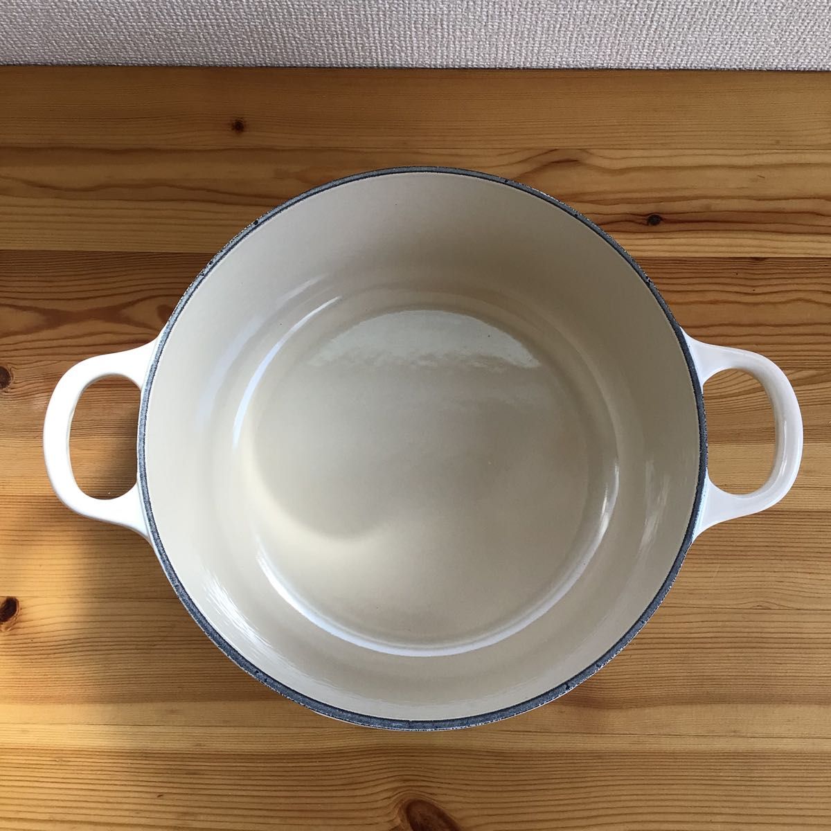ルクルーゼ ココットロンド 22cm デューン 両手鍋 クリーム色 ルクルーゼ ココットロンド 22cm デューン 両手鍋 クリーム色
