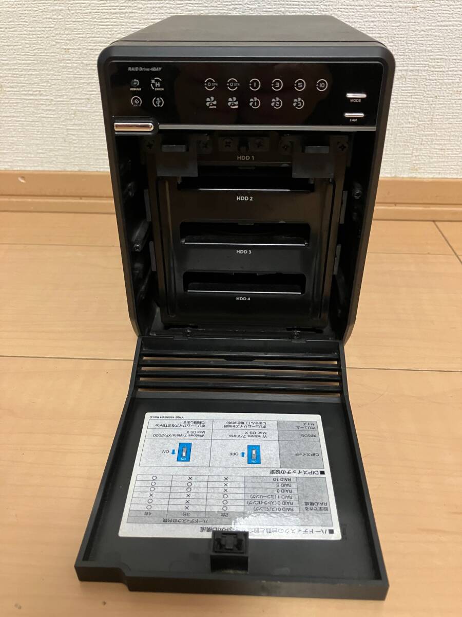 Corega 4BAY RAID CG-HDC4EU3500 HDDケース(中古)_画像4