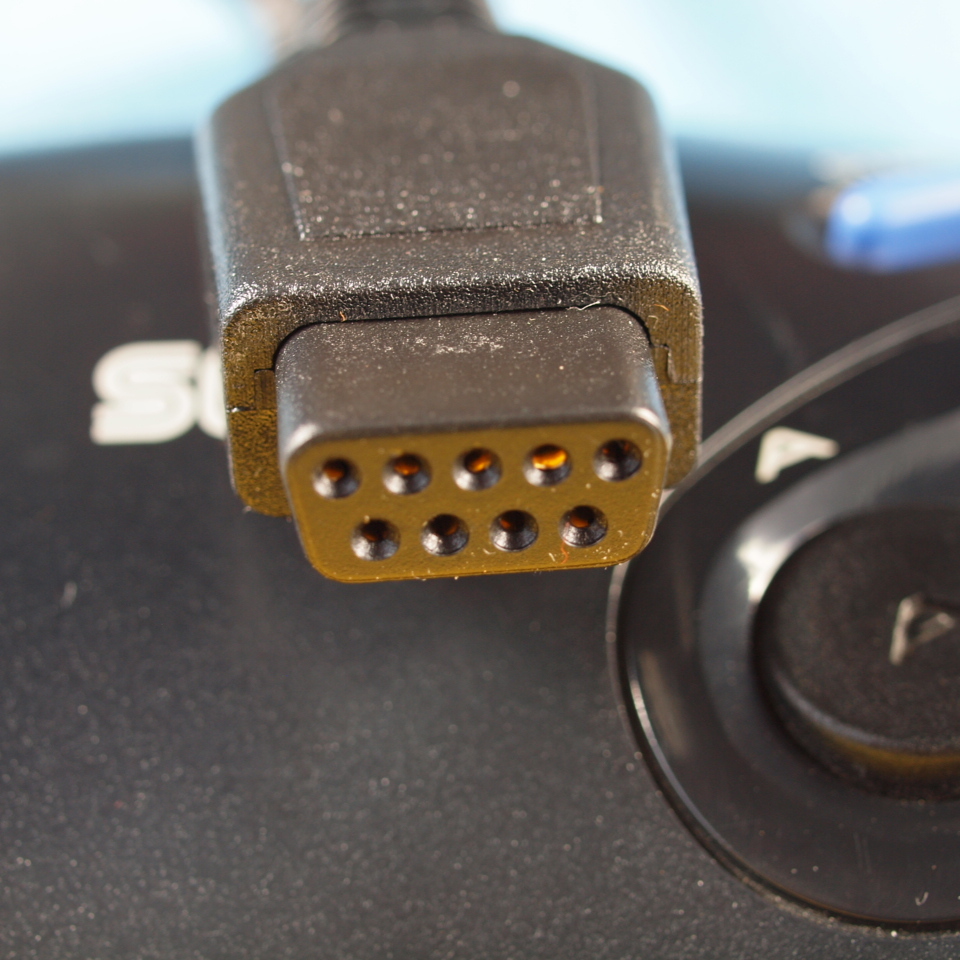 INS metal version SEGA Mega Drive =X68000 controller / pad conversion cable #MSXatali standard D-sub9 pin 