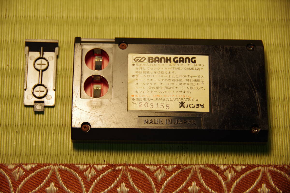 ◆18◆USED◆動作品◆GD バンダイ LCD GAME DIGITAL BANK GANG バンクギャングの画像4