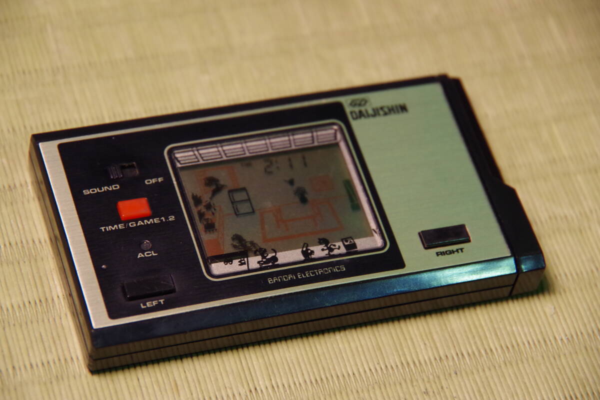 ◆19◆USED◆動作品◆BANDAI バンダイ DAIJISHIN LCD GAME DIGITAL GAME&WATCH ゲームウォッチ 大地震の画像5