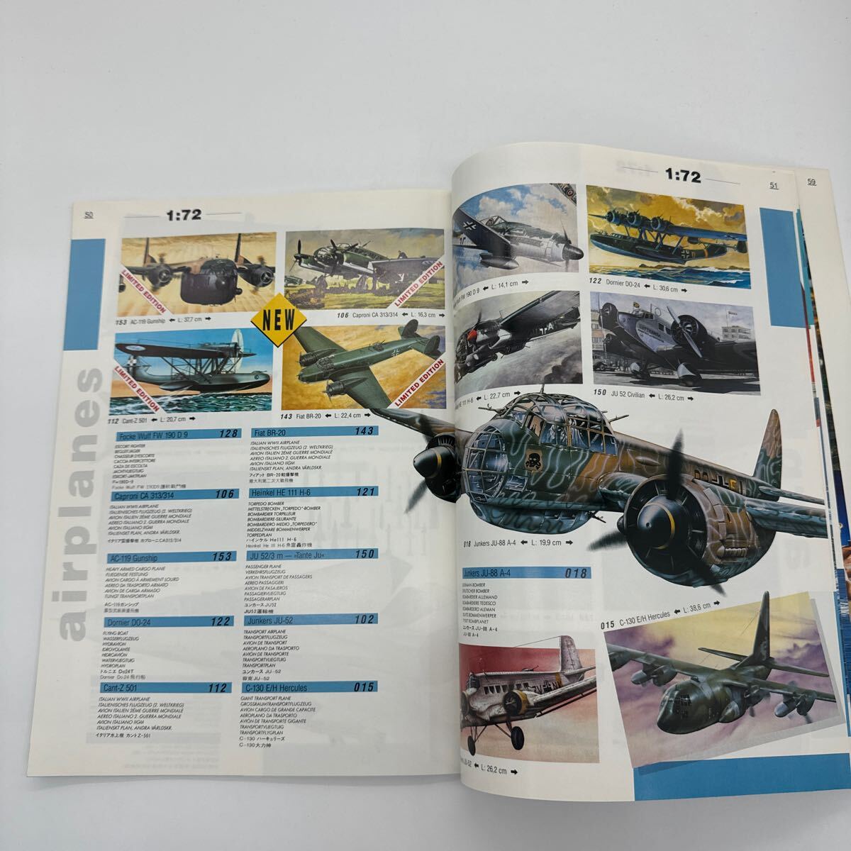 送料無料 プラモデル カタログ 1993年度版 軍用機 ヘリ トラック いろいろ 模型_画像4