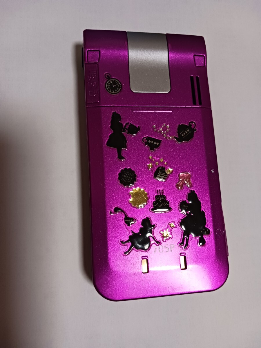 Panasonicガラケー705Pピンク携帯電話softbankパナソニックソフトバンク折り畳み式の画像2
