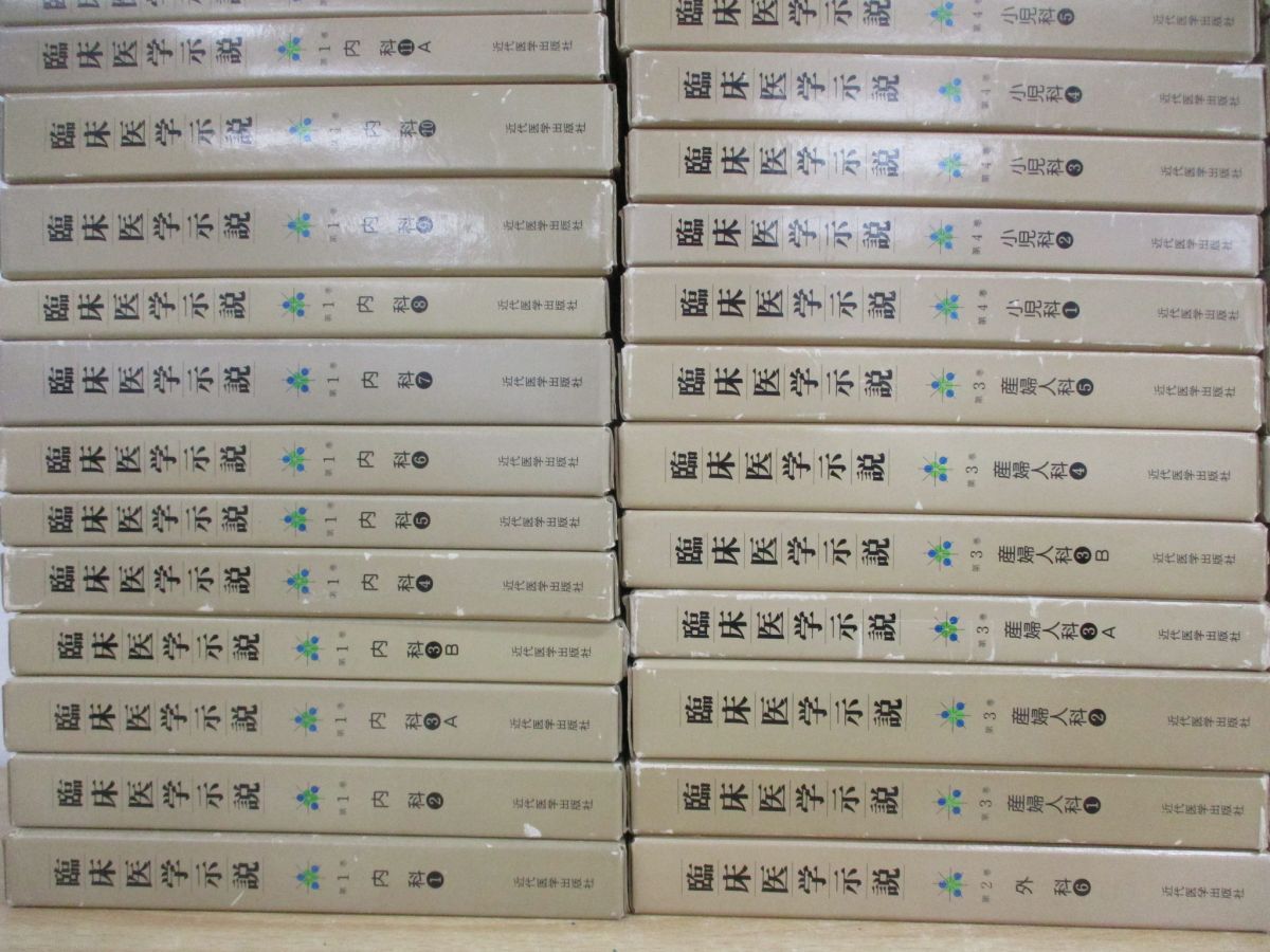 ■05)【同梱不可】臨床医学示説 全12巻62冊セット/近代医学出版/医学書/医療/内科/外科/産婦人科/放射線科/小児科/公衆衛生/精神科/眼科/B_画像2