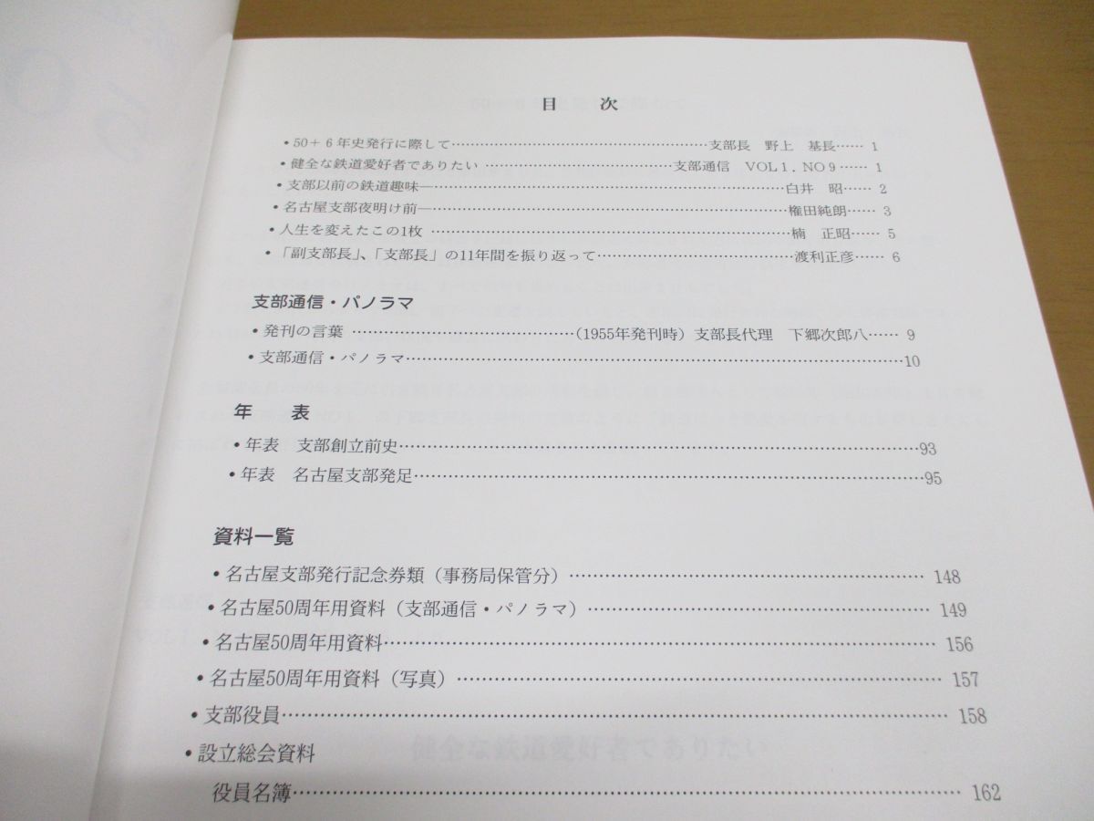 ●01)【同梱不可】鉄道友の会名古屋支部50+6年史/2011年発行/電車/A_画像3