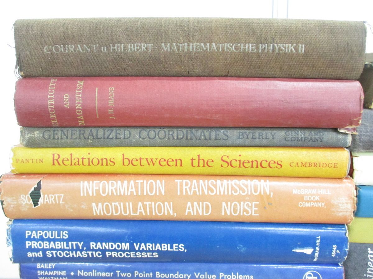 #01)[ including in a package un- possible ]. engineering relation book@ set sale approximately 20 pcs. large amount set / foreign book / physics / mathematics / non line shape system ../ information /.. dynamics / science / line shape system theory /A
