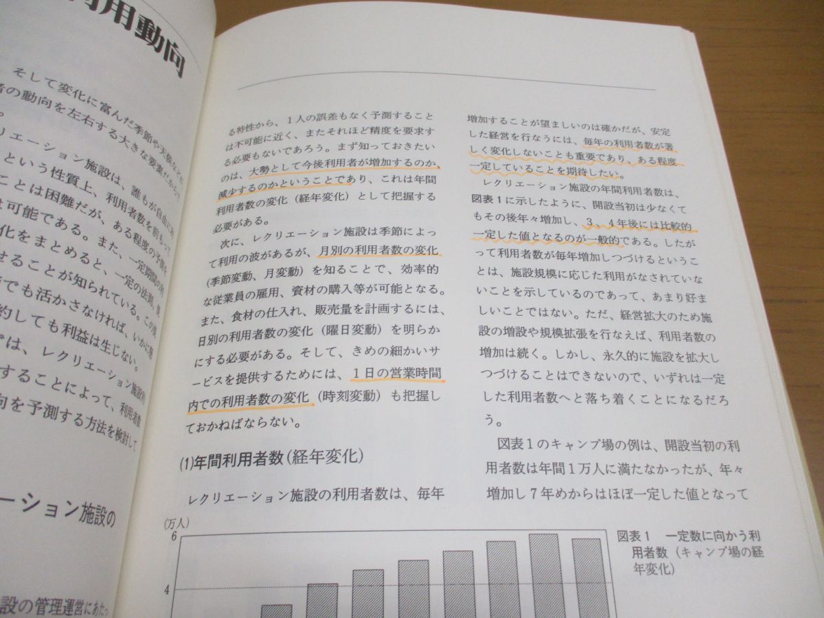 ▲01)【同梱不可】地域活性化レクリエーション施設/各種レクリエーション施設の利用実績 経営実態指標/青木宏一郎/綜合ユニコム/1993年/A_画像4