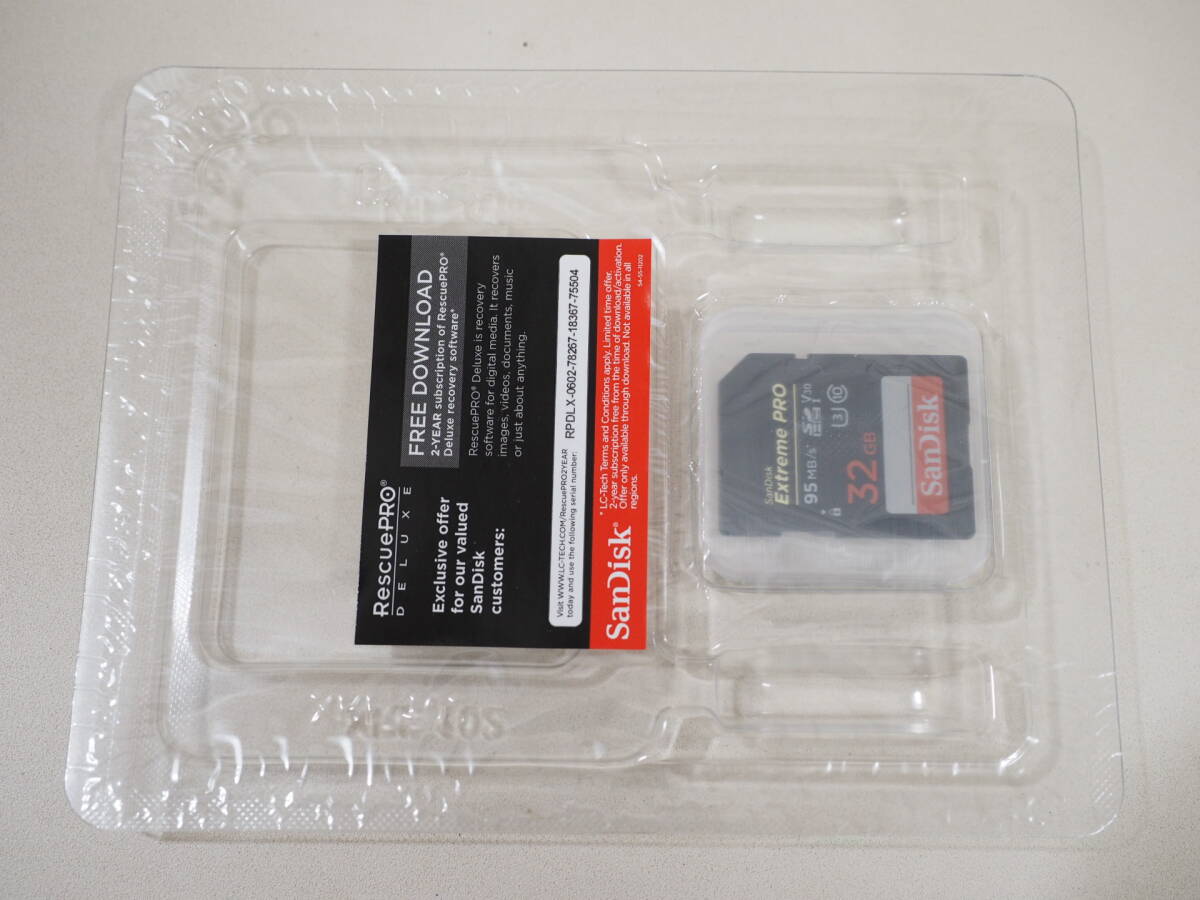 ◆小物551◆ Extreme PRO SDHCカード 32GB (95MB/s 633×) Class10 UHS-I U3対応 SDSDXXG-032G-GN4IN SanDisk サンディスク ～iiitomo～の画像2