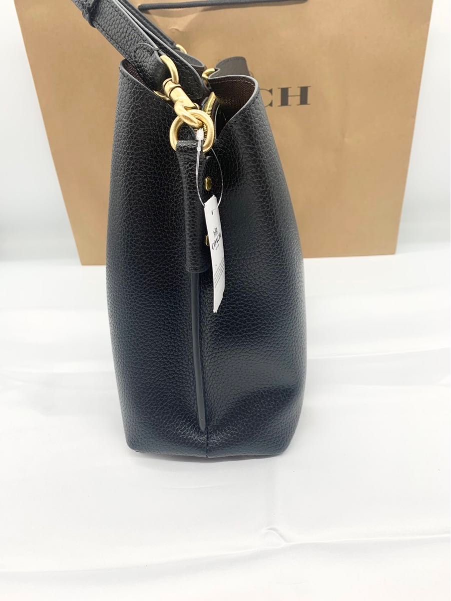 COACH  ウィロウ　ショルダーバッグ　C2621 ブラック　アウトレット品