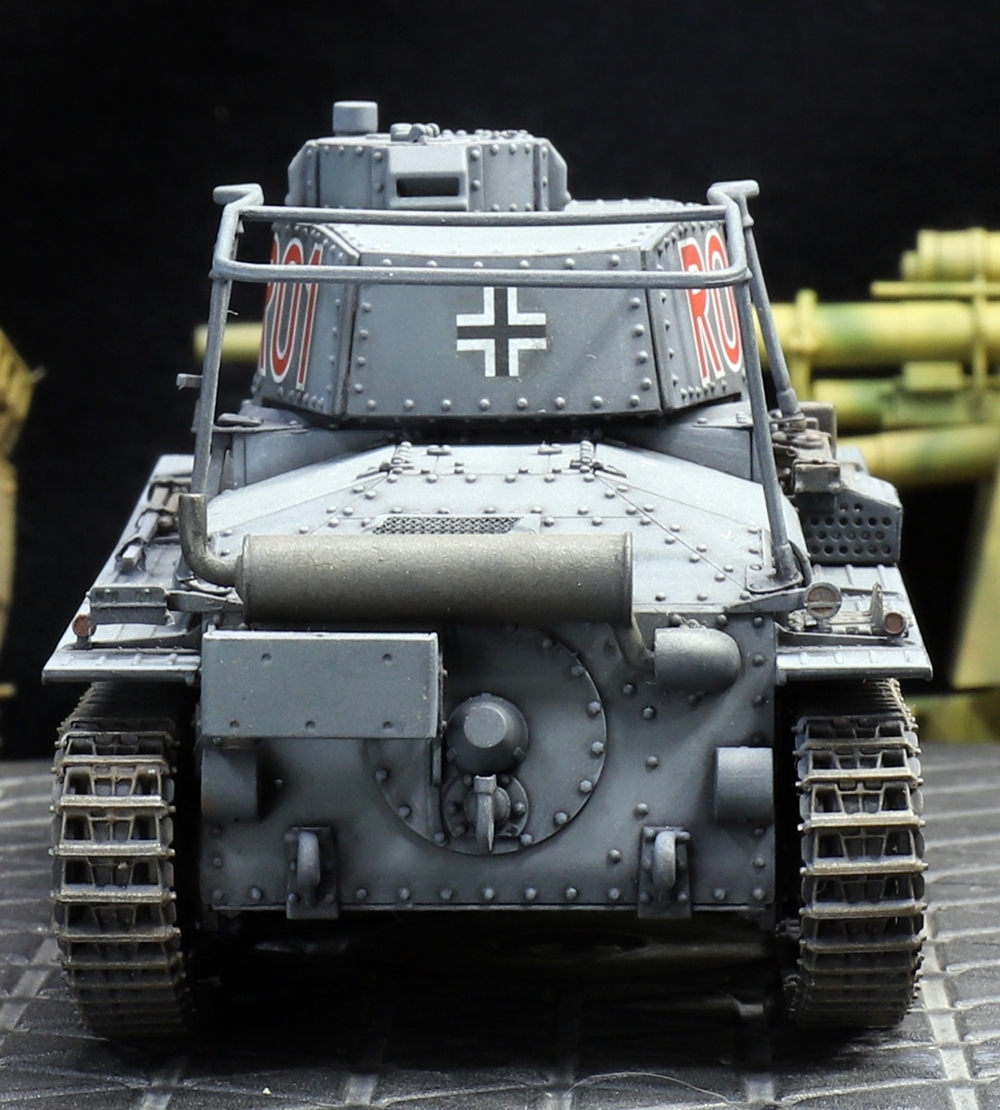1/35 ドイツ軍 ３８ｔ軽戦車 指揮型 「Ｒ０１」 制作完成品の画像5