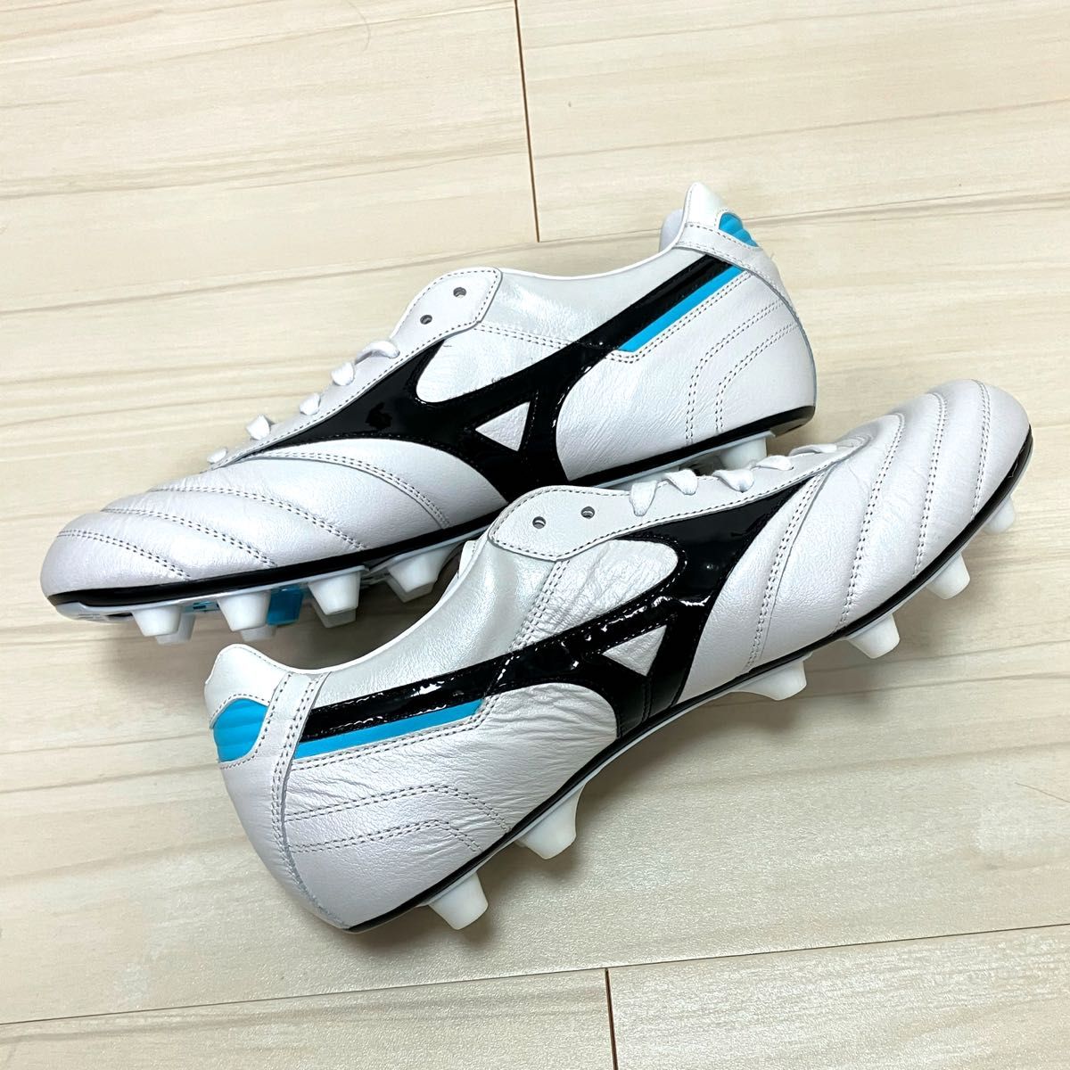 ★日本未発売カラー★ MIZUNO ミズノ モレリア2japan ジャパン 26.5cm 白黒水色 / サッカースパイク