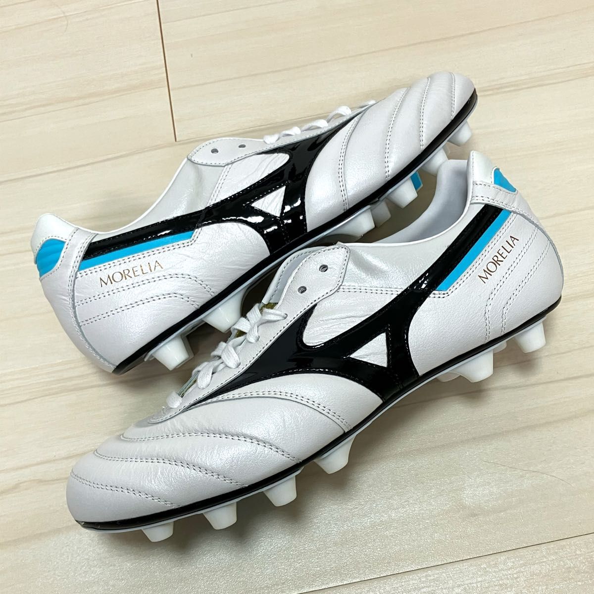 ★日本未発売カラー★ MIZUNO ミズノ モレリア2japan ジャパン 26.5cm 白黒水色 / サッカースパイク