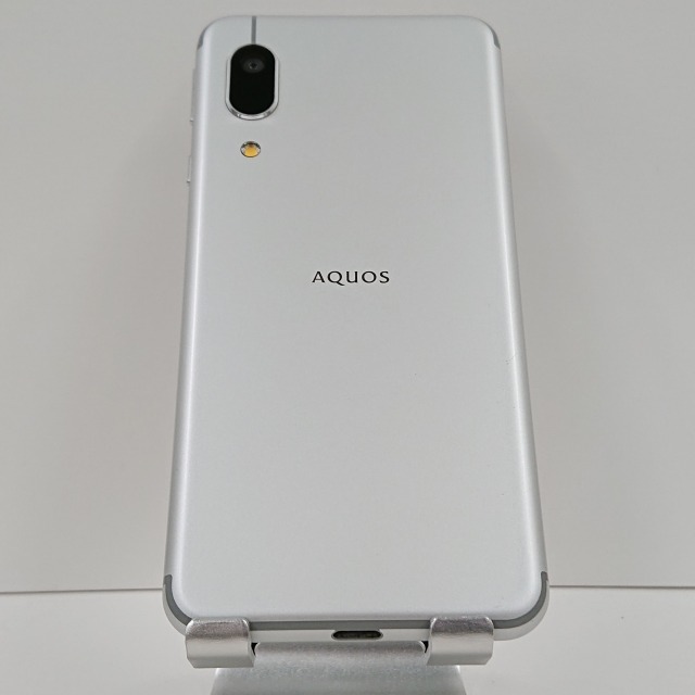 AQUOS sense3 basic 907SH SoftBank シルバー 送料無料 即決 本体 c03886_画像5