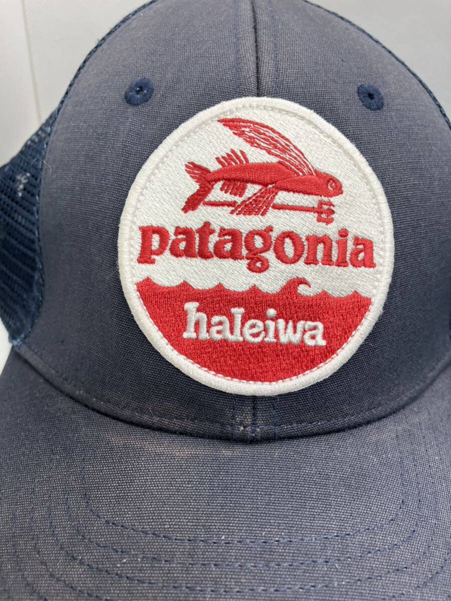 patagoniaパタゴニア 帽子 2点 フリースネックウォーマー1点 CAP メッシュキャップ 刺繍ワッペン の画像4