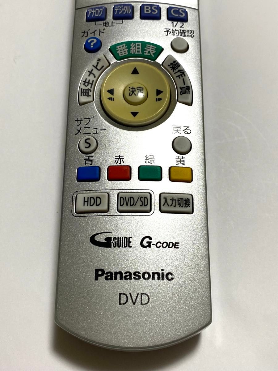 Panasonic  DVD用　リモコンN2QAYB000186 動作品③
