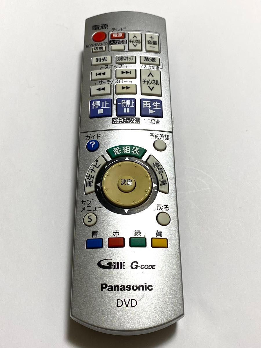 Panasonic  DVD用　リモコンN2QAYB000186 動作品③