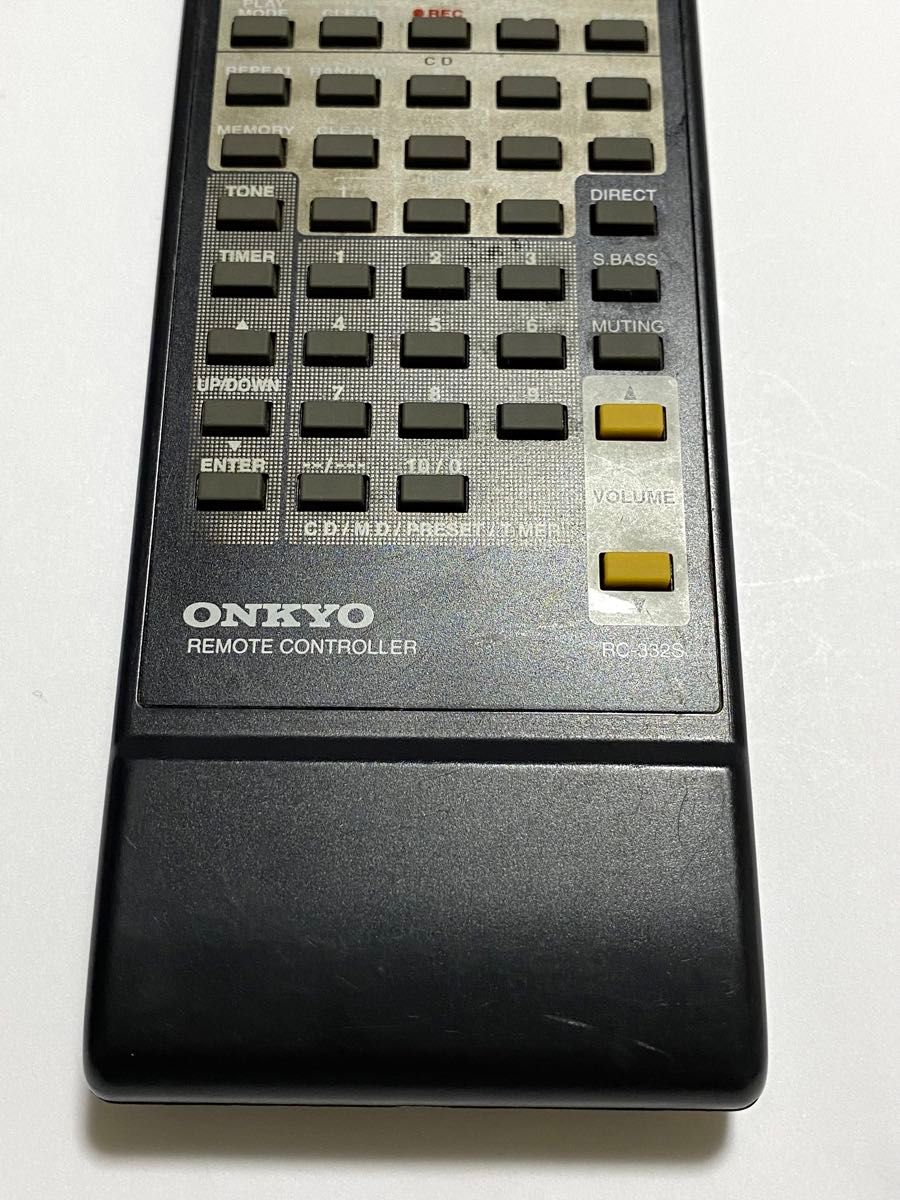 ONKYO オンキョー リモコン　RC-332S 動作品