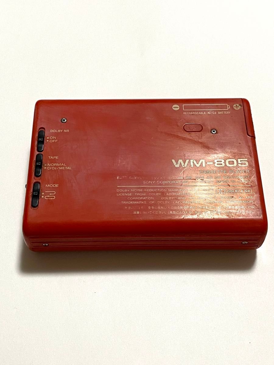 SONY ソニー WALKMAN カセットウォークマン WM-805 ジャンク品 SONY ソニー WALKMAN カセットウォークマン WM-805 ジャンク品