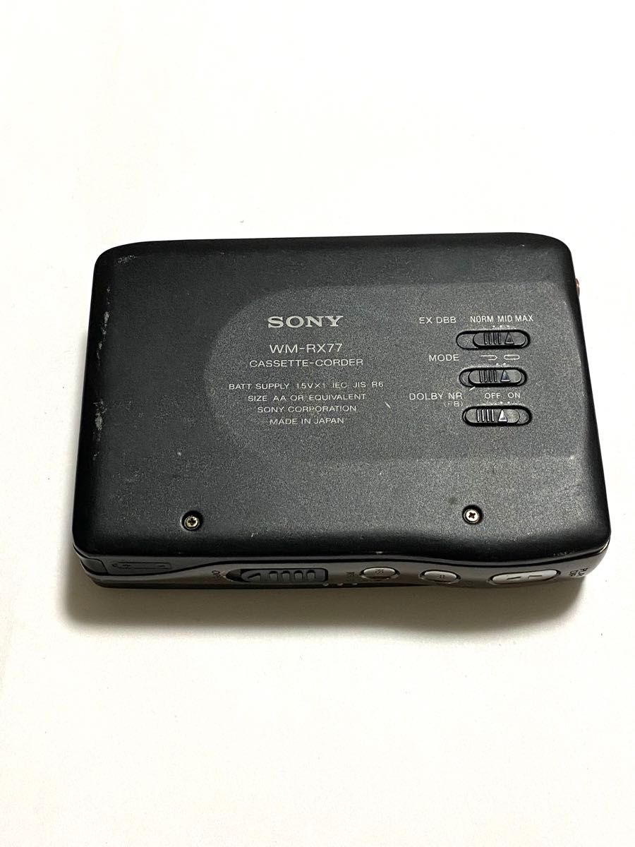 SONY カセットウォークマン　WM-RX77 ジャンク品