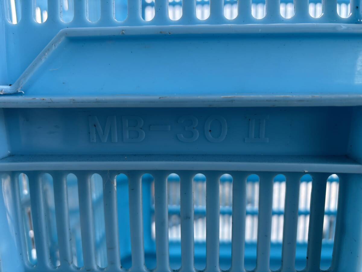 041122リスのプラスチック MB-30Ⅱ 6個セット 無記名 収納かご 収納コンテナ 採取ボックス 農業用 西の画像6