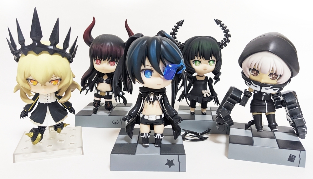 ホット商品 ねんどろいど☆ブラック☆ロックシューター5体セット ホット商品 ねんどろいど☆ブラック☆ロックシューター5体セット