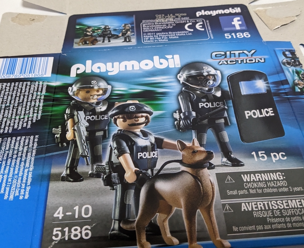 playmobil★プレイモービル★5975＋5186ドイツの警察とヘリコプターのセットの画像4