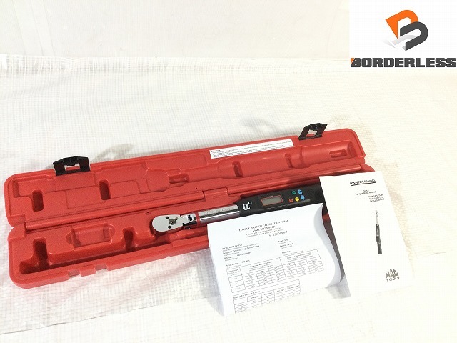 ☆極美品☆MACTOOLS マックツールズ アングルデジタルトルクレンチ TWXA100FD-JP 差込角3/8インチ/9.5sq 6.8～135N・m 88888_画像2