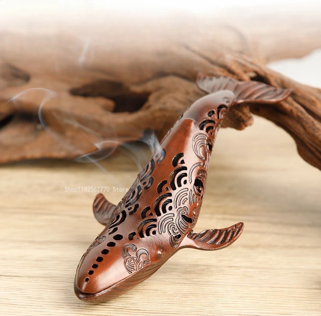 お香立て HANAKO 香炉 銅製 クジラ 鯨 透かし彫り|Yahoo!フリマ お香立て HANAKO 香炉 銅製 クジラ 鯨 透かし彫り|Yahoo!フリマ