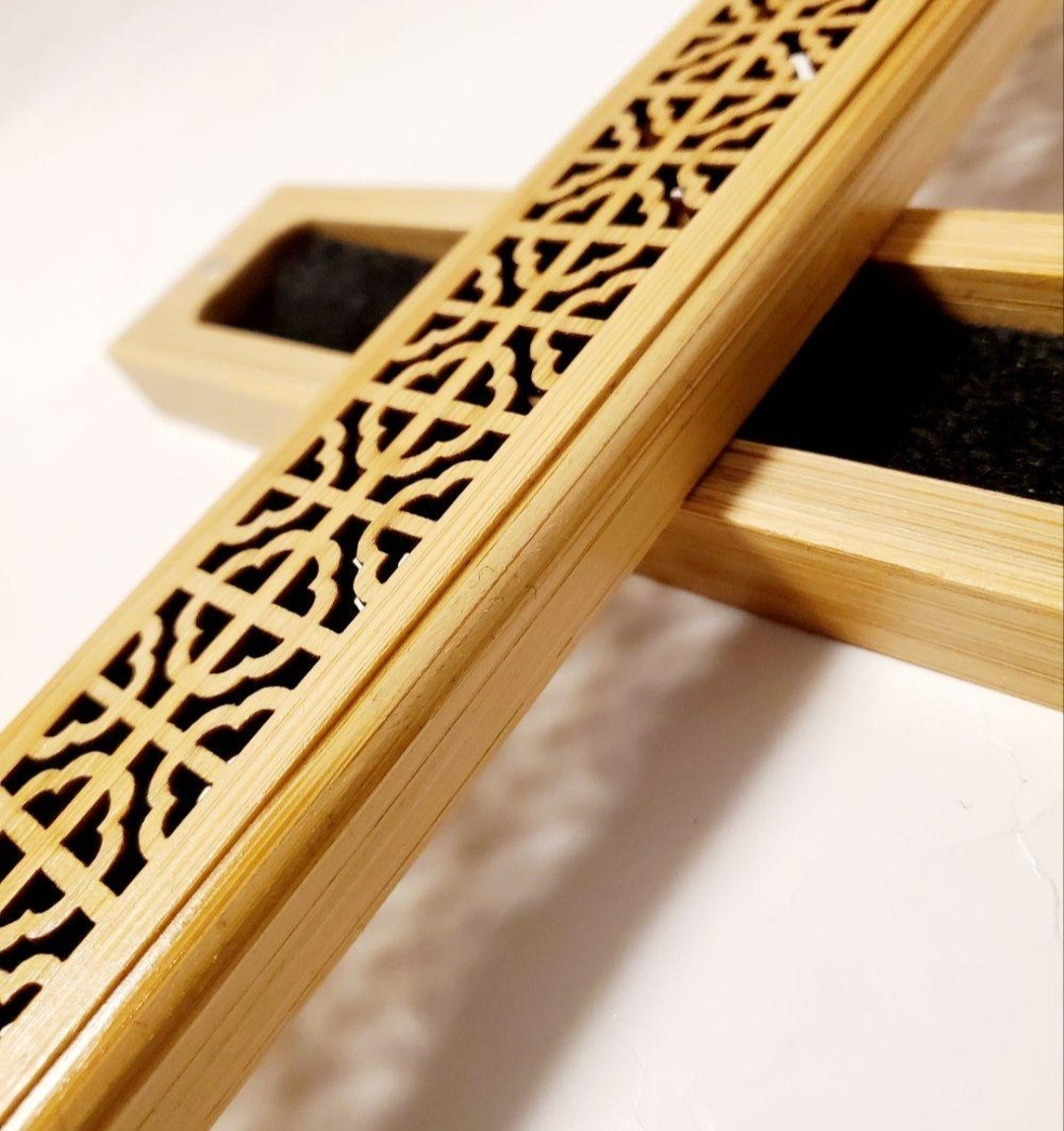  fragrance establish HANAKO bamboo censer width put collection .A pattern ( middle )23.5cm length size 