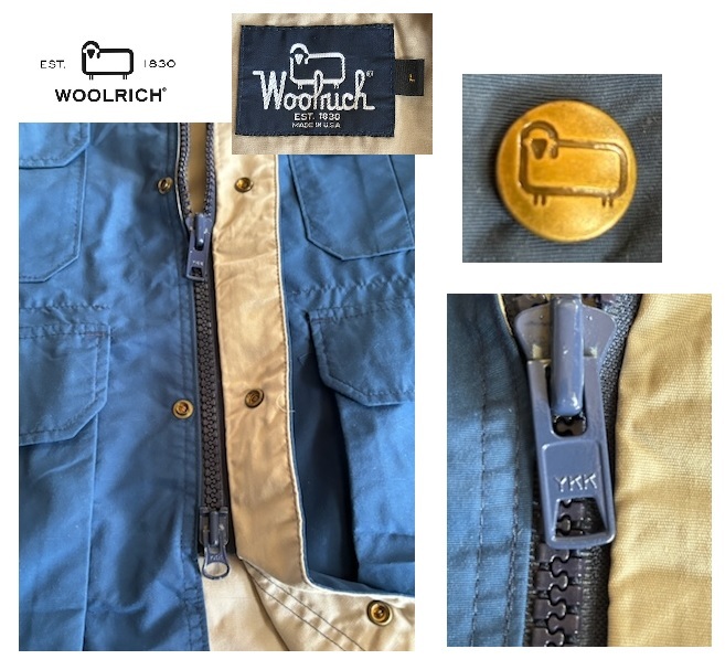 希少！80sヴィンテージUSA製★Woolrich/ウールリッチ★マウンテンパーカー/アウトドア_画像6