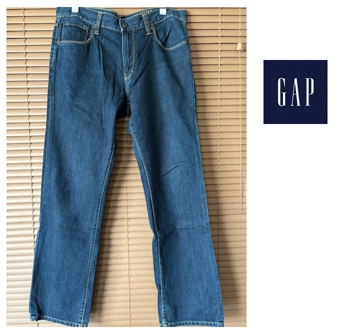 極美品★GAP ギャップ★プレミアム　スリムストレートジーンズ ★W34_画像1