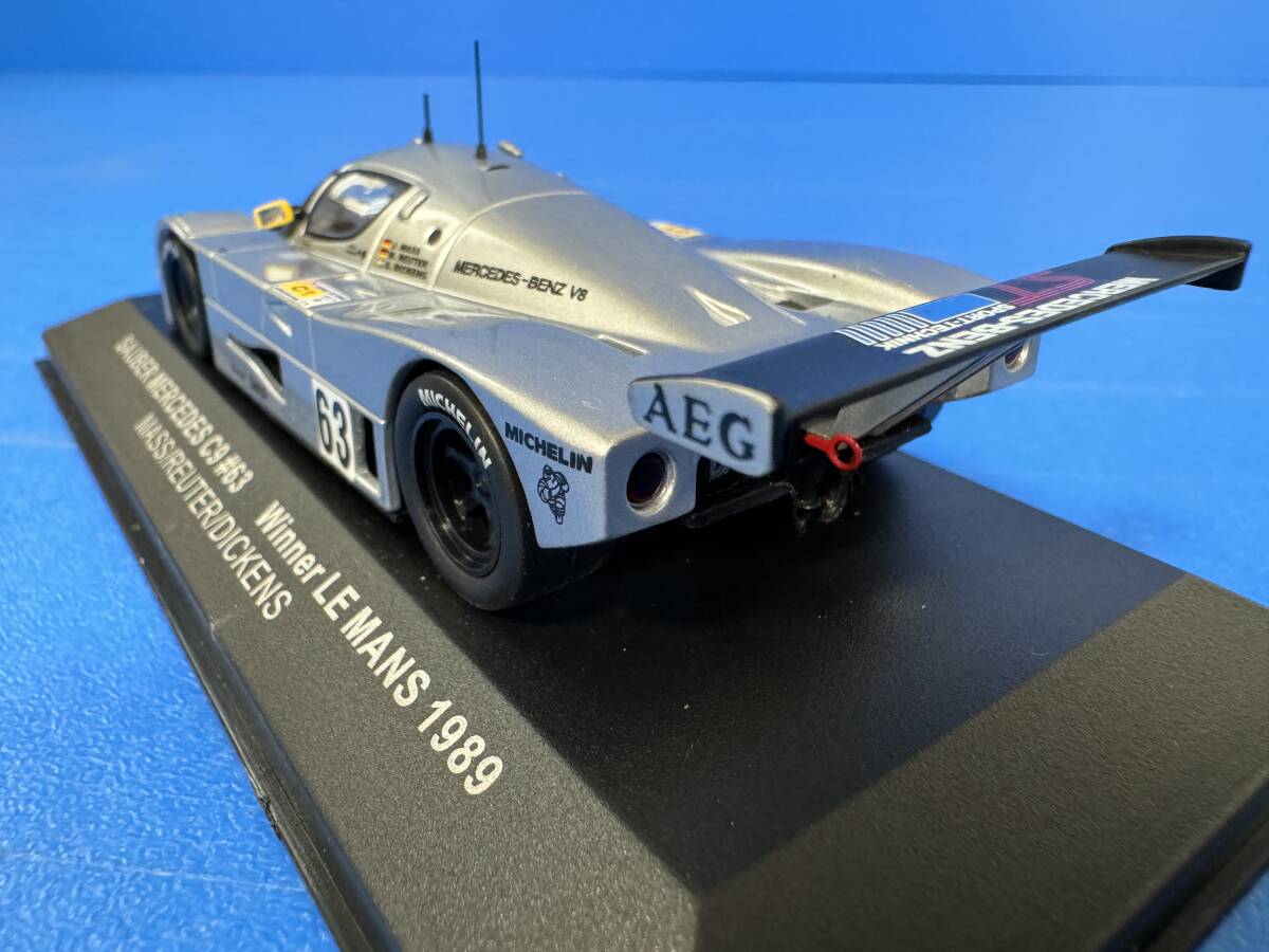 イクソ 1/43 24h ザウバー メルセデス C9 ルマン 24h ウィナー 1989 No.63 ixo Sauber Mercedes C9 24h LeMans 1989 Winnerの画像8