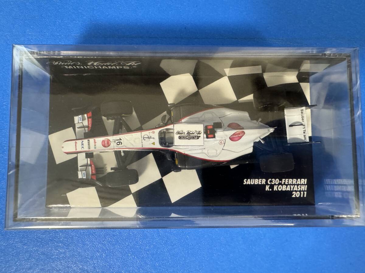 ミニチャンプス 1/43 ザウバー C30 小林可夢偉 2011 MINICHAMPS SAUBER C30-FERRARI K.KOBAYASHI 2011の画像6