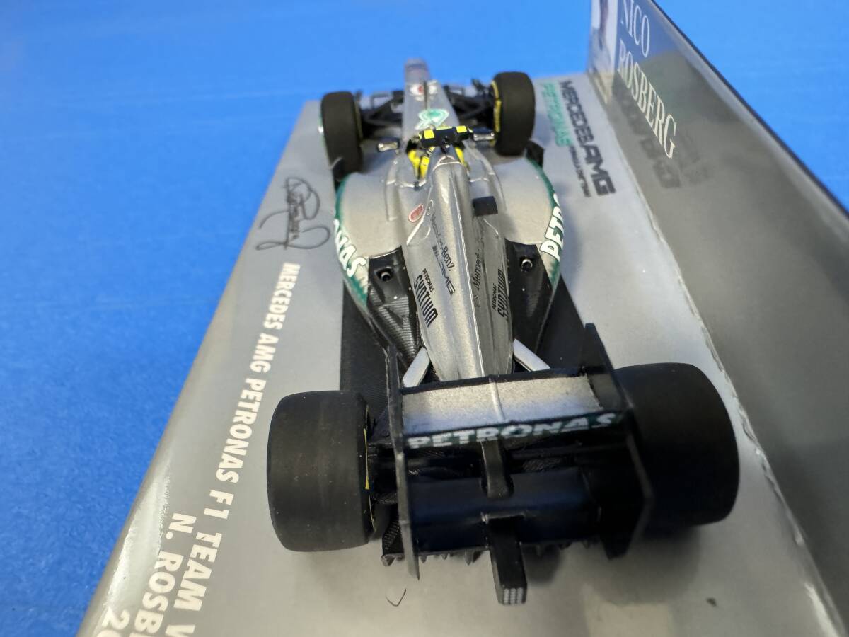 ミニチャンプス 1/43 メルセデス W03 N.ロズベルグ 2012 MINICHAMPS MERCEDES AMG PETRONAS F1 TEAM W03 N.ROSBERGの画像4