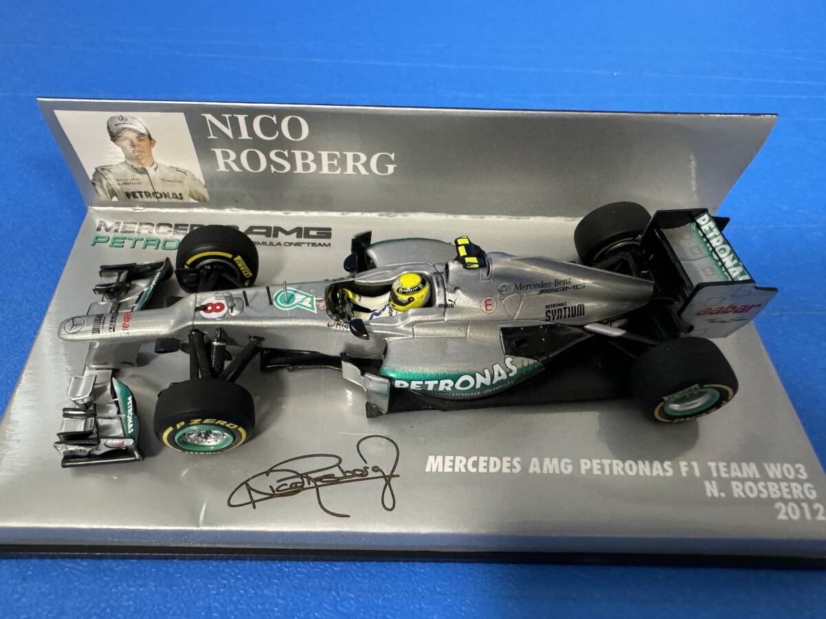 ミニチャンプス 1/43 メルセデス W03 N.ロズベルグ 2012 MINICHAMPS MERCEDES AMG PETRONAS F1 TEAM W03 N.ROSBERGの画像2