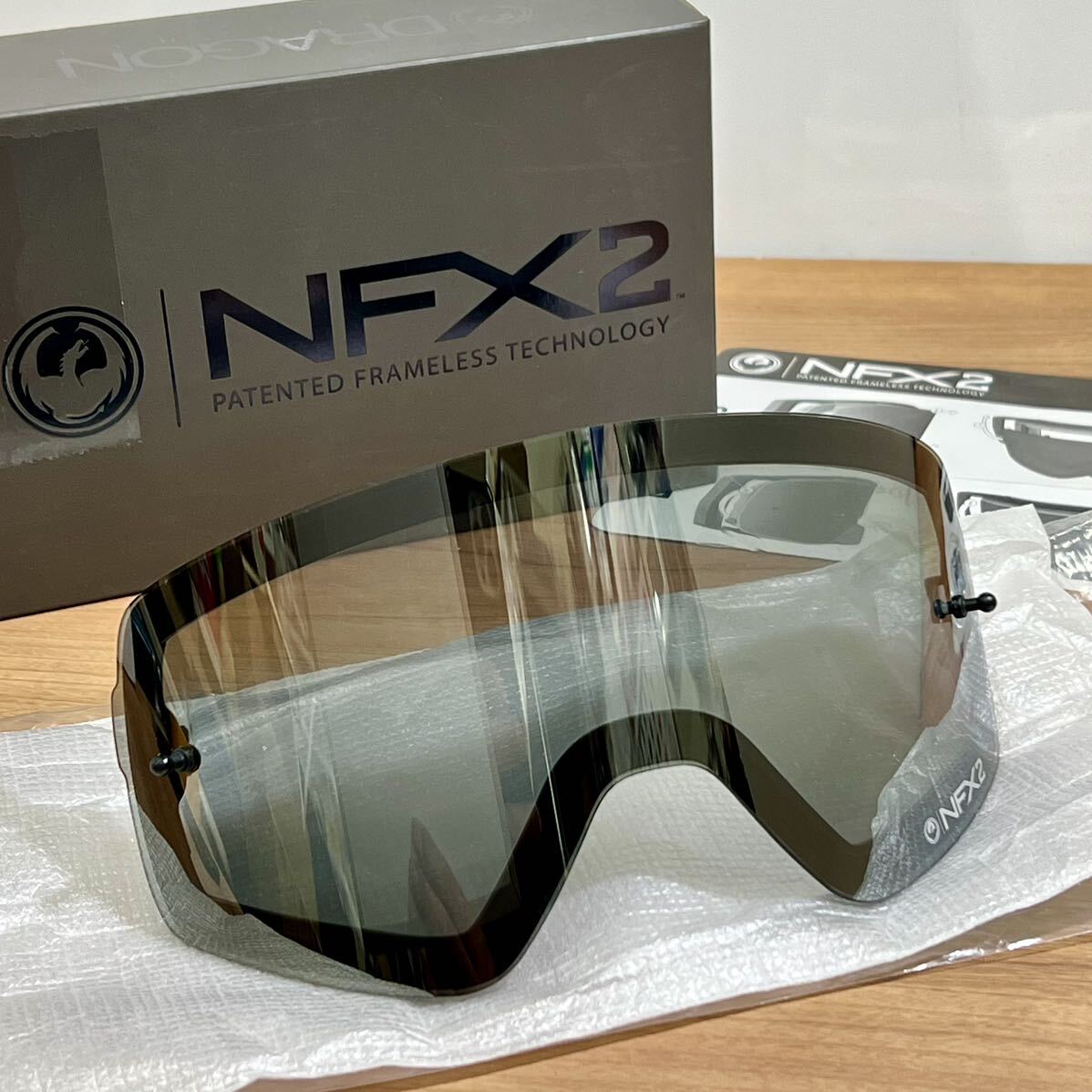 * Dragon (Dragon) NFX2 MX защитные очки для запасной линзы серый | ион 722-6079 { быстрое решение * бесплатная доставка }