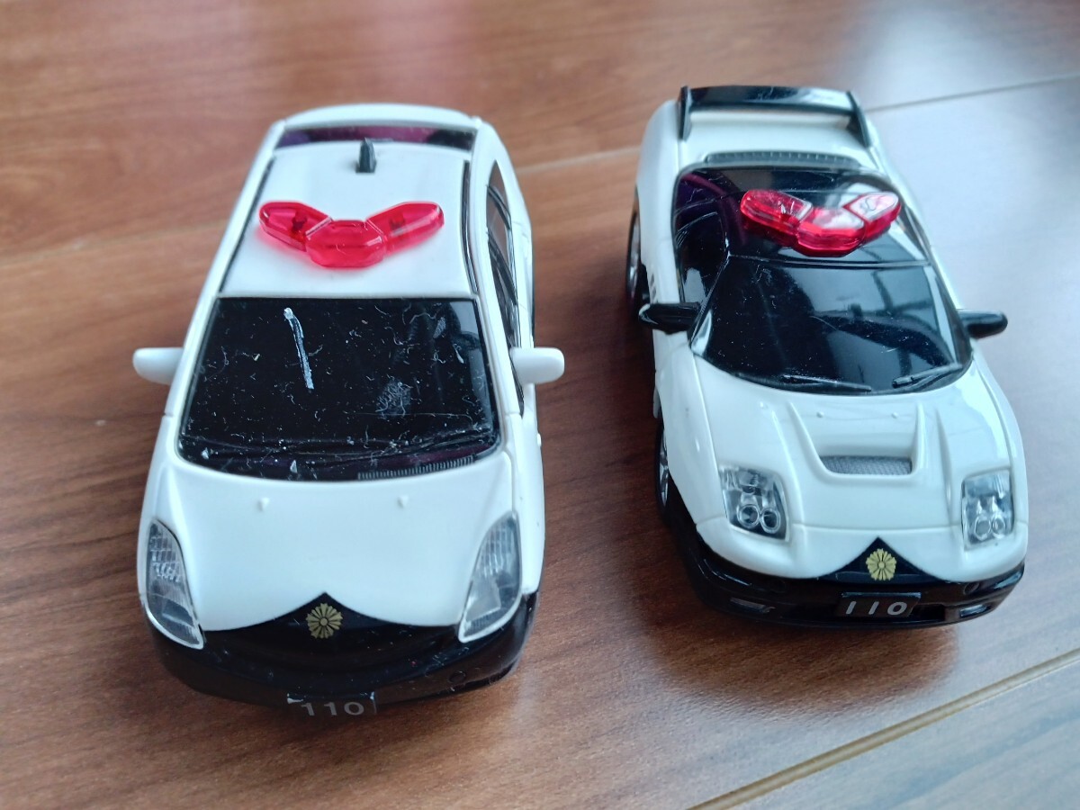 ミニカー（パトカー）２台セット NSX/PRIUS POLICE 警察 トミカ パトロールカーの画像6