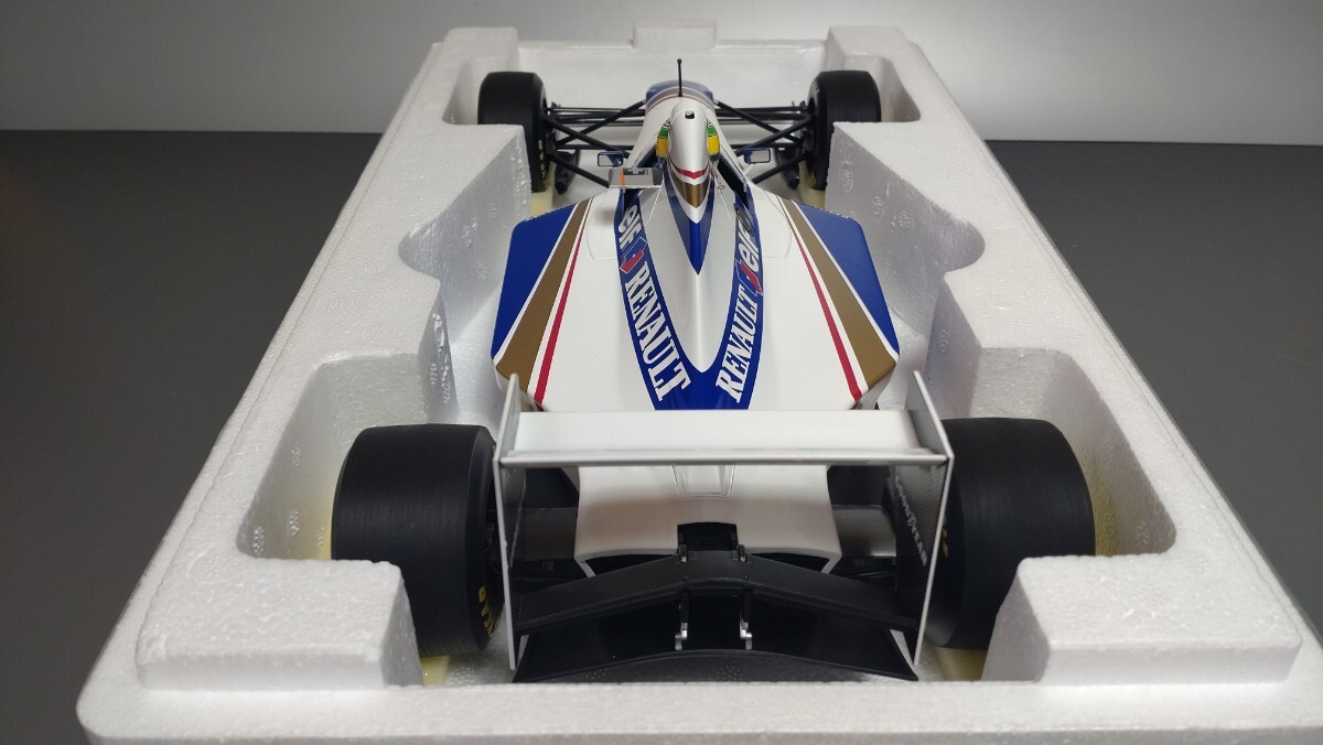 絶版希少 MINICHAMPS 1/12 ビック スケール ウィリアムズ ルノー FW16 アイルトン・セナ 1994年 サン マリノ GP 未展示品 ミニカーの画像7