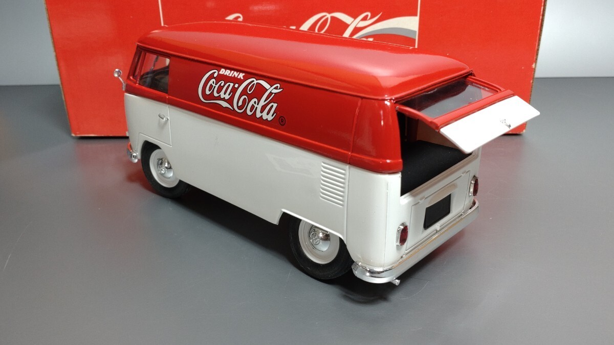  out of print rare 1/18 Coca Cola Volkswagen van combination T1 minicar 