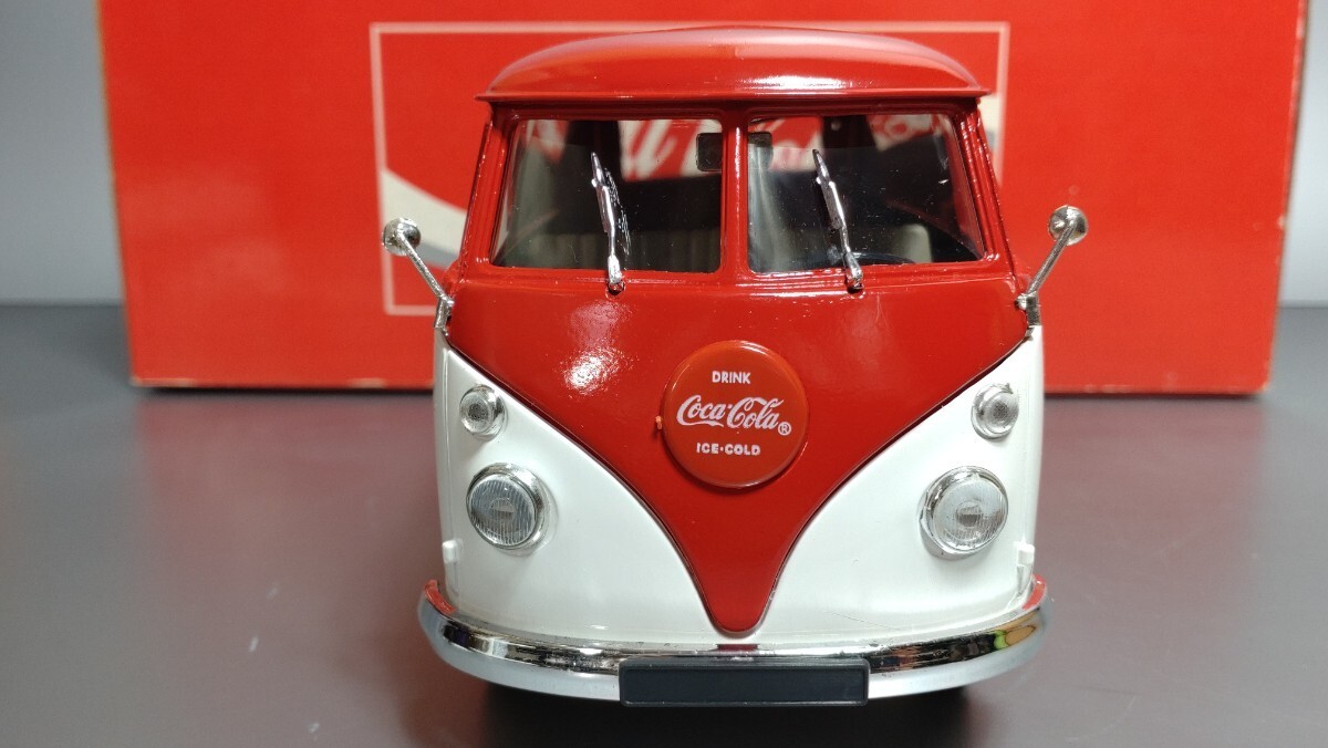  out of print rare 1/18 Coca Cola Volkswagen van combination T1 minicar 