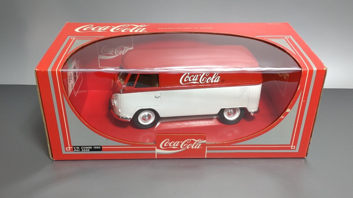  out of print rare 1/18 Coca Cola Volkswagen van combination T1 minicar 