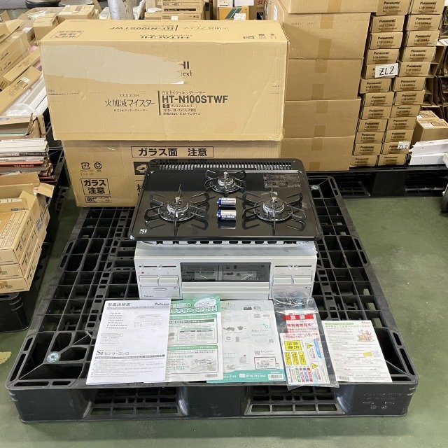 PKD-N36S built-in portable cooking stove 3. city gas * box different paroma[ used beautiful goods ] #K0043557