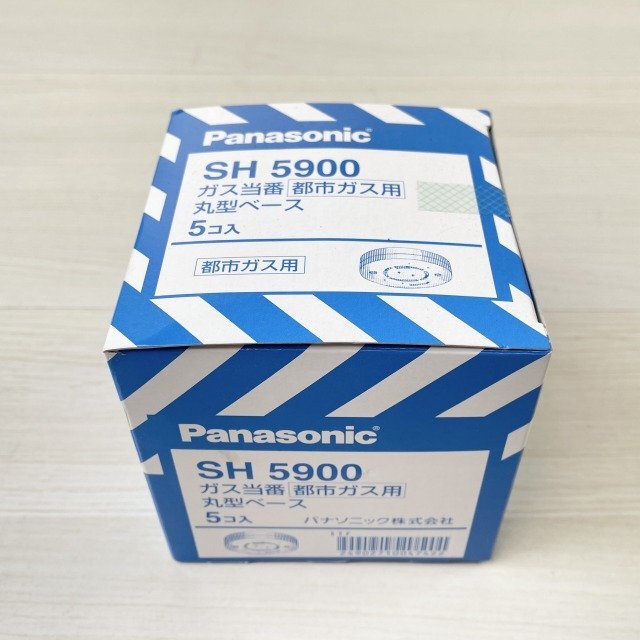 (1箱5個入り)SH5900 ガス当番丸型ベース 4端子式 都市ガス用 パナソニック(Panasonic) 【未開封】 ■K0043833_画像2