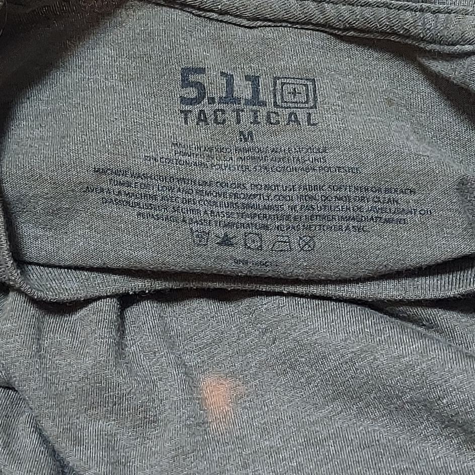 ∞琉球米軍∞米軍放出品特殊部隊5.11タクティカルコンバットTシャツオリーブグリーンMサイズの画像4