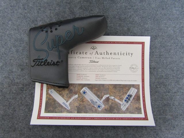 ♪新品[3893] Scotty Cameron Super Select Newport2 Junkyard Dog Stamp&40g Sole Weights Translucent Blue/【34】/US正規カラーカスタムの画像7