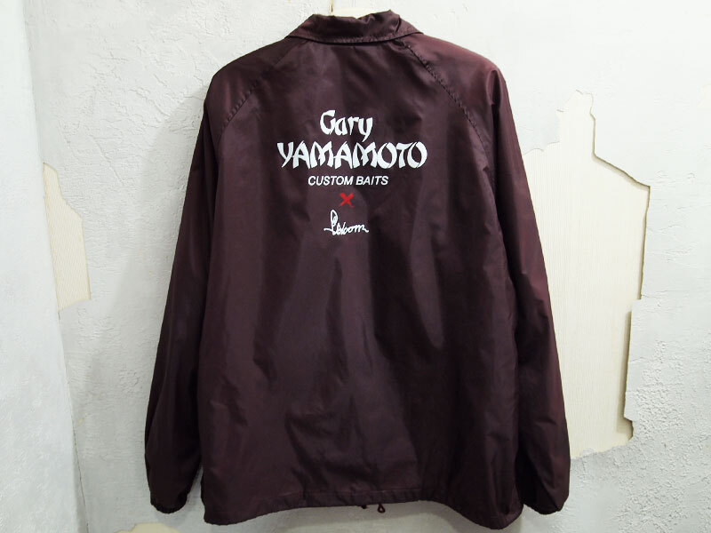 希少 L サイズ Psicom Gary Yamamoto COACH JACKET コーチジャケット バーガンディ サイコム ゲーリーヤマモト FTの画像2