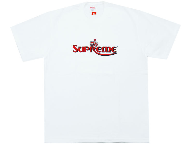 XL サイズ 新品 23SS Supreme Crown Tee Tシャツ クラウン 王冠 ロゴ 白 ホワイト White シュプリーム FTの画像1