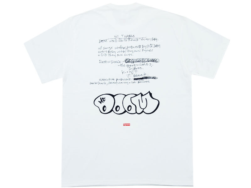 新品 XL 23AW Supreme MF Doom Tee Tシャツ メタルフェイスドゥーム 白 ホワイト White シュプリーム Fの画像2