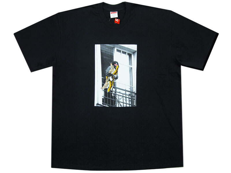希少 XL 新品 Supreme ANTIHERO Balcony Tee Tシャツ マイケルジャクソン アンタイヒーロー Anti Hero シュプリーム 黒 ブラック Black Fの画像1